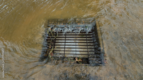 Backgrounds, Brown, Drainage, Flood, Grid Pattern