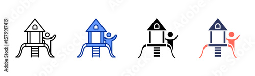 Play Area icon sheet multiple style collection