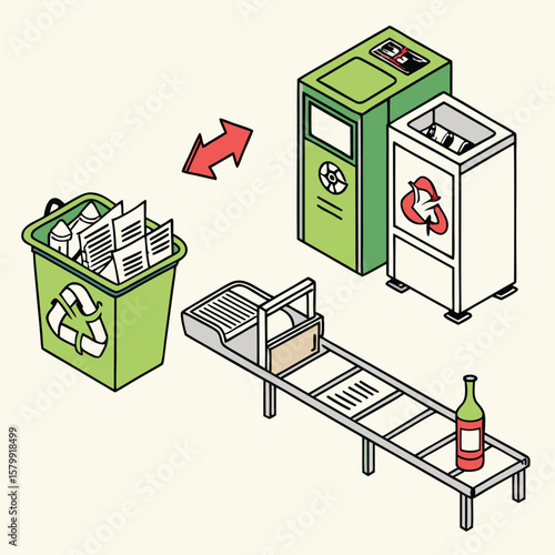 Recycling process vector elements