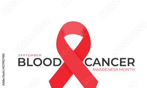 Blood Cancer Awareness Month. background, banner, card, poster, template. Vector illustration.