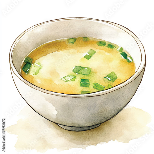 A warm bowl of miso soup
