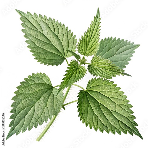 nettle isolated on white background