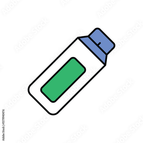 Nicotine-Free Icon vector stock illustration