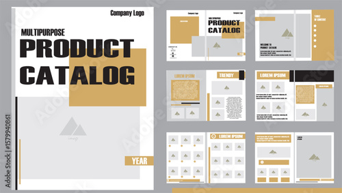 modern vector product catalog