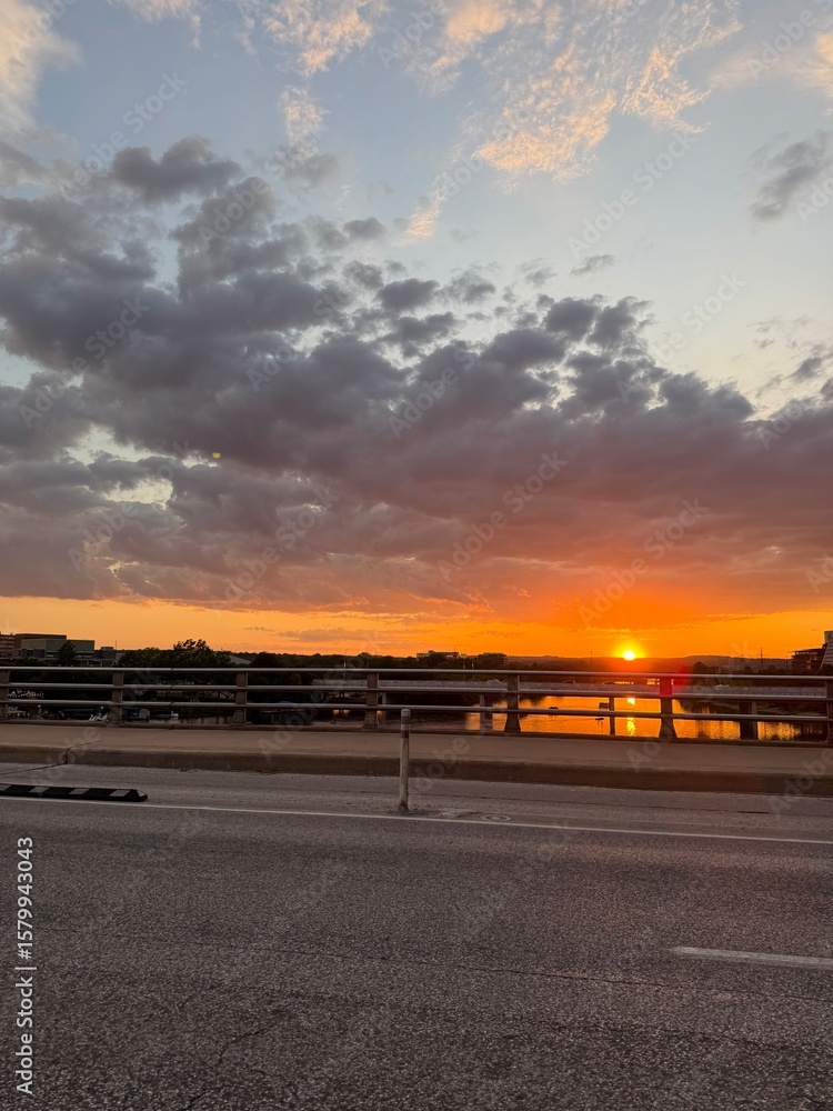 Obraz premium sunset on the beach