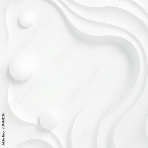 Minimalist Snow Dunes Texture – Abstract Winter Landscape Background