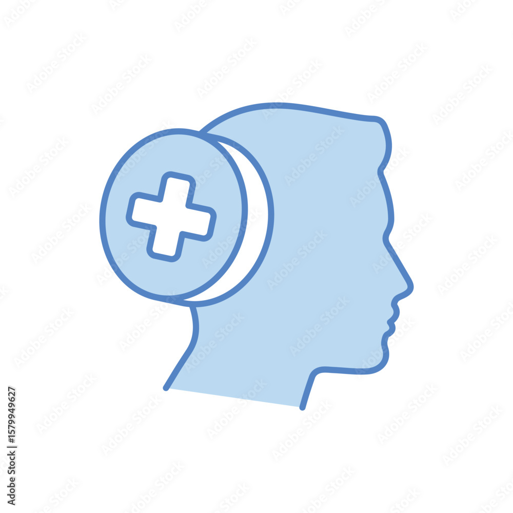Health First Icon vector stock illustration Health First Icon vector stock illustration