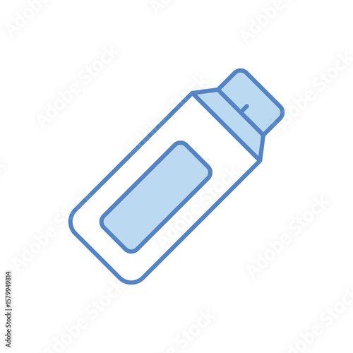 Nicotine-Free Icon vector stock illustration