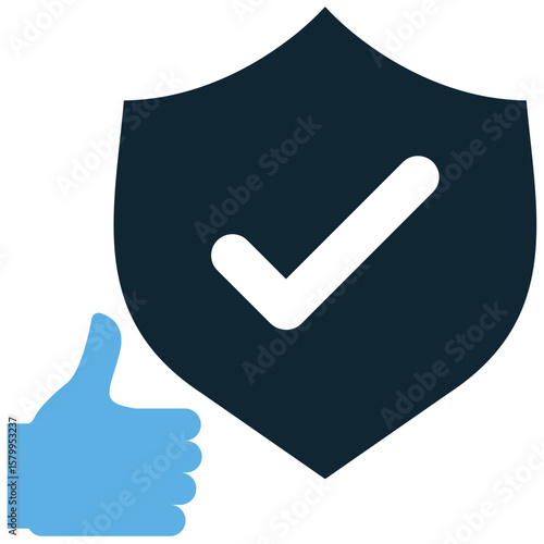Reliability icon vector, signifying dependability, consistency, and trustworthiness. Ideal for technology, engineering, or service industries to represent robust performance and long-term stability.