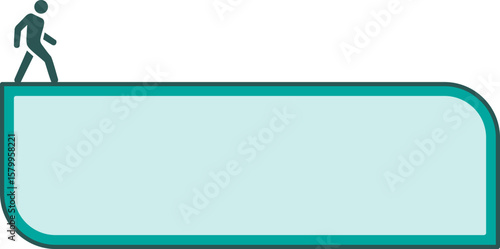 Blank name card template in vector