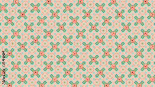  Seamless pattern Vector illustration great for fabric and textile.