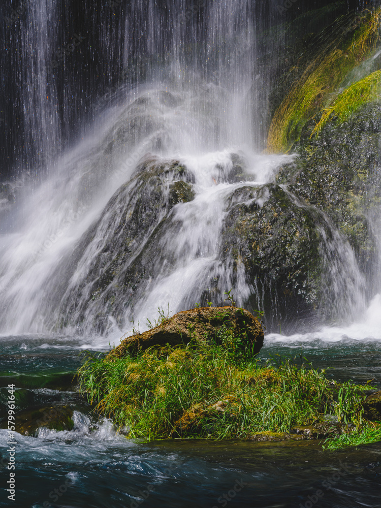 Fototapeta premium beautiful waterfall in the forest