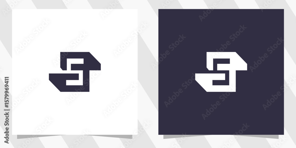 Obraz premium letter s logo design vector