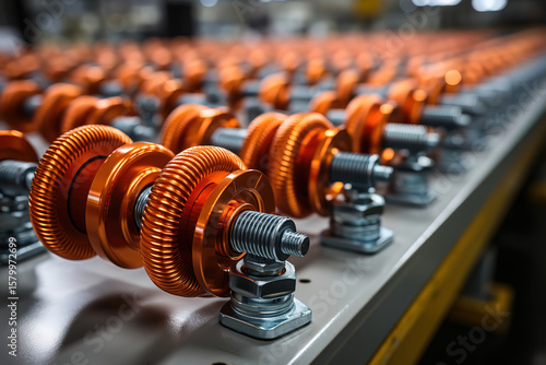 Special screw production process with real-time quality control systems