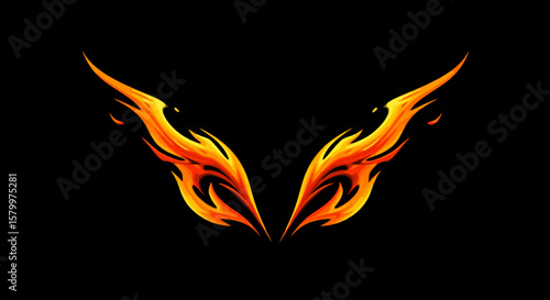 Vibrant Cartoon Flame Icons Collection