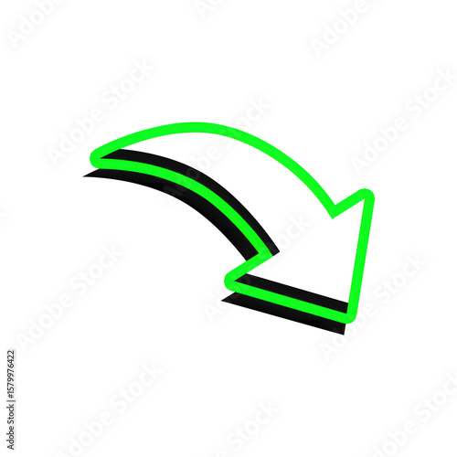 green arrow icon