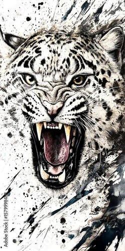 portrait of a leopard 