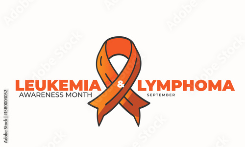 Leukemia  lymphoma month. background, banner, card, poster, template. Vector illustration.