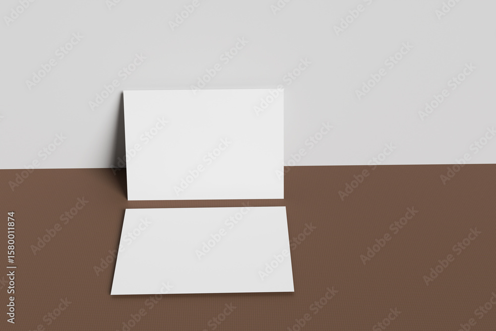 Naklejka premium Blank Elegant Certificate Mockup Design