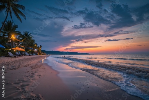Tranquil Twilight Sounds at Hua Hin Beach