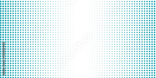 Transparent Vector Gradient Blue Color Halftone Background Staggered  dots modern