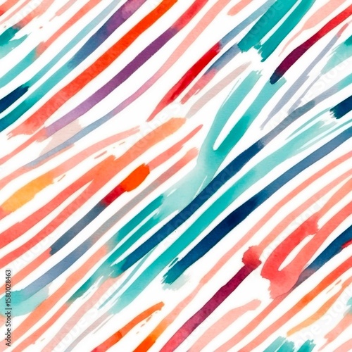 3 Watercolor Striped Pattern BGColorful Watercolor Stripe Pattern on White Background Backdrop Wallpaper