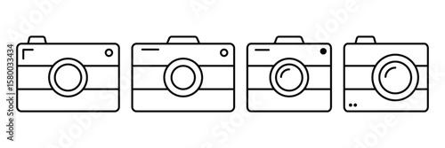 Camera icon vector. photo camera sign and symbol. photography icon. Vector illustration.