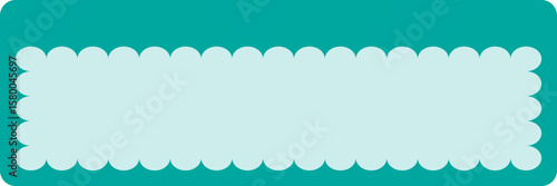 Modern green name box