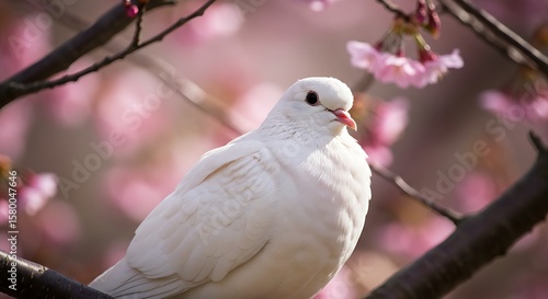 dove on a branch