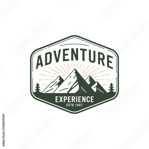 Free Download Unique adventure mountain logo Modern and minimalist vector and abstract logo - GFXLoad