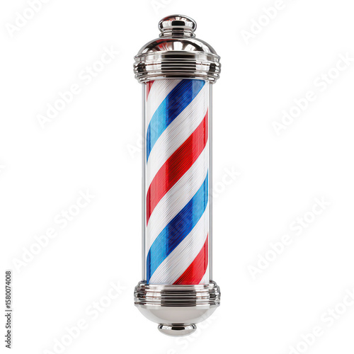 Red, white, and blue barber pole (5)