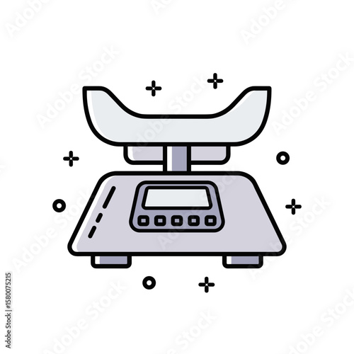 Baby Weight Scale Icon