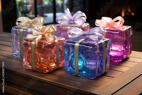 Outstanding Gifts on a wooden table