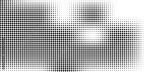 Halftone faded gradient texture. Grunge halftone grit background. White and black sand noise wallpaper. Retro pixilated vector backdrop