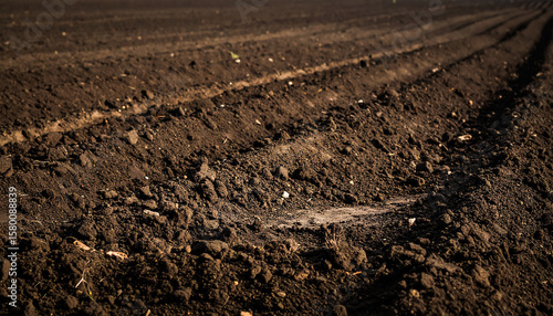 Plowed field agriculture farming soil ground dirt