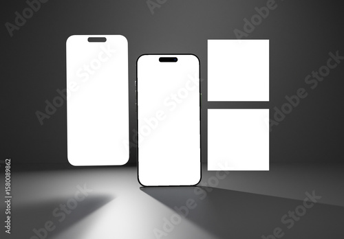 Phone Screen Social Media Post Design