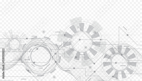 Motherboard technology circuit board texture design. Creative idea AI banner concept for internet technology. Digital motherboard concept for poster, cover, banner, header, web presentation template.