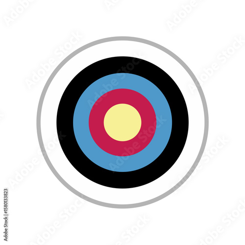 target on white background