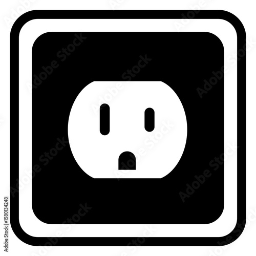 Icono enchufe de pared