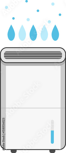 제습중 제습기 물방울