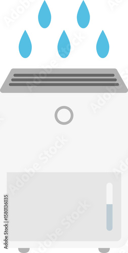 제습중 제습기 물방울