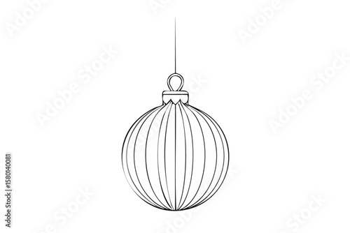 christmas ornament design. Vector hand drawn doodle