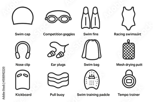 Essential gear for competitive swimming and training enthusiasts