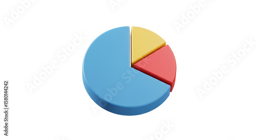 Free Download 3D Pie Chart Diagram Infographic Circle on Transparent Background - GFXLoad