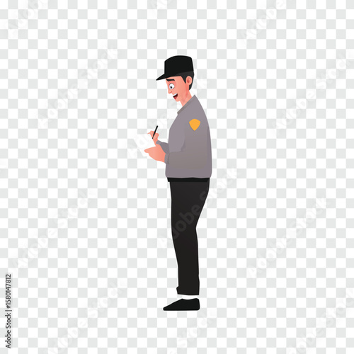 Police are investigating the crime scene footage