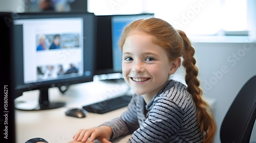portrait of a little girl