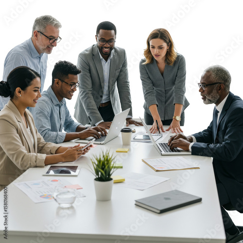 Diverse Professional Team Collaboration Business Transparent PNG