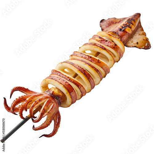 Grilled Squid Skewer: A Culinary Delight