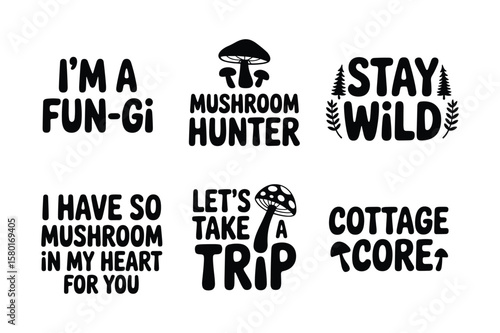 Mushroom sayings and forest phrases nature