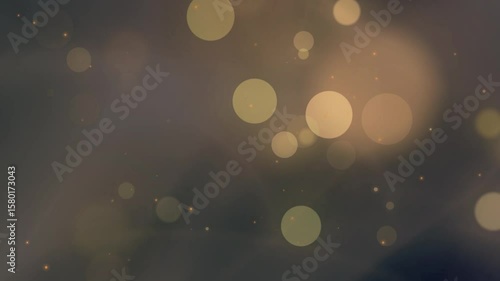 golden abstract bokeh
